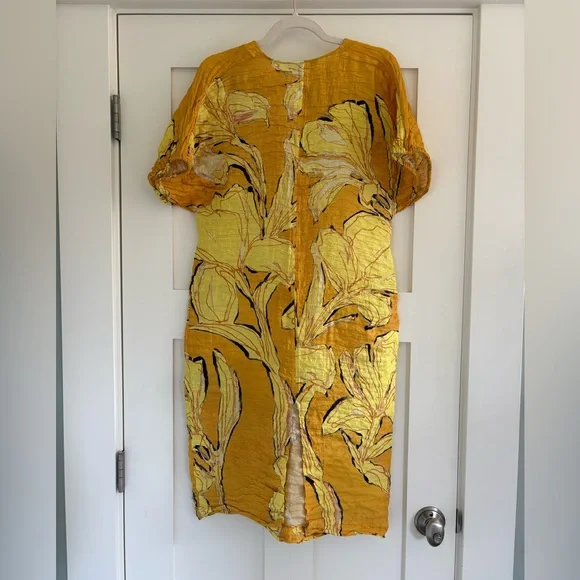 ZARA ZW COLLECTION
PALM PRINT DRESS WITH
POCKETS - Picture 7 of 10